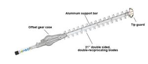 Echo Mid-Reach Hedge Trimmer Attachment 99944200640