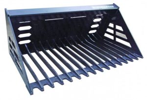 Blue Diamond Attachments - 42" Mini Grapple Rock Bucket