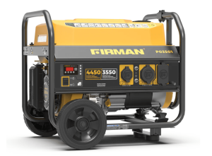 Firman Gas Portable Generator 4450W Recoil Start 120V - P03501