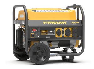 Firman Gas Portable Generator 4550W Recoil Start 120V - P03602